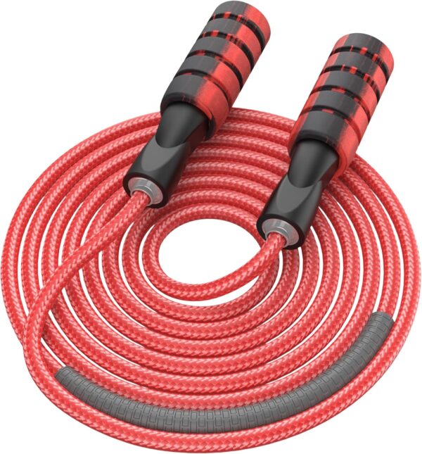 Jump Rope for Fitness, Weighted Jumprope for Women Workout, Adjustable Adult Exercise Skipping Rope for Men